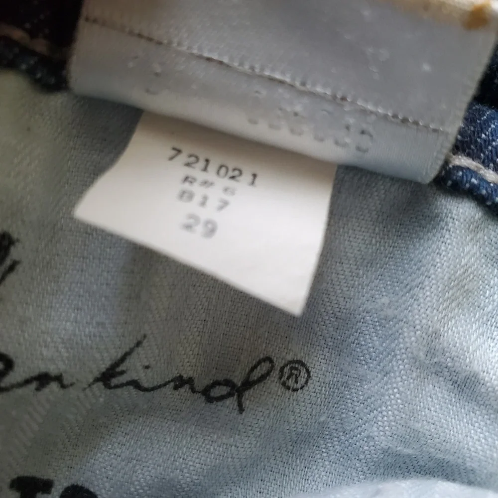 7 For All Mankind Bootcut Jeans Dark Wash Denim Womens Size 29 U075J080U-080U‎